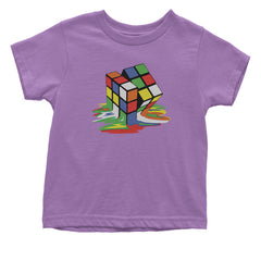 Melting Multi-Colored Cube Infant One-Piece Romper Bodysuit and Toddler T-shirt gamer, gaming, nerd, shirt by Expression Tees
