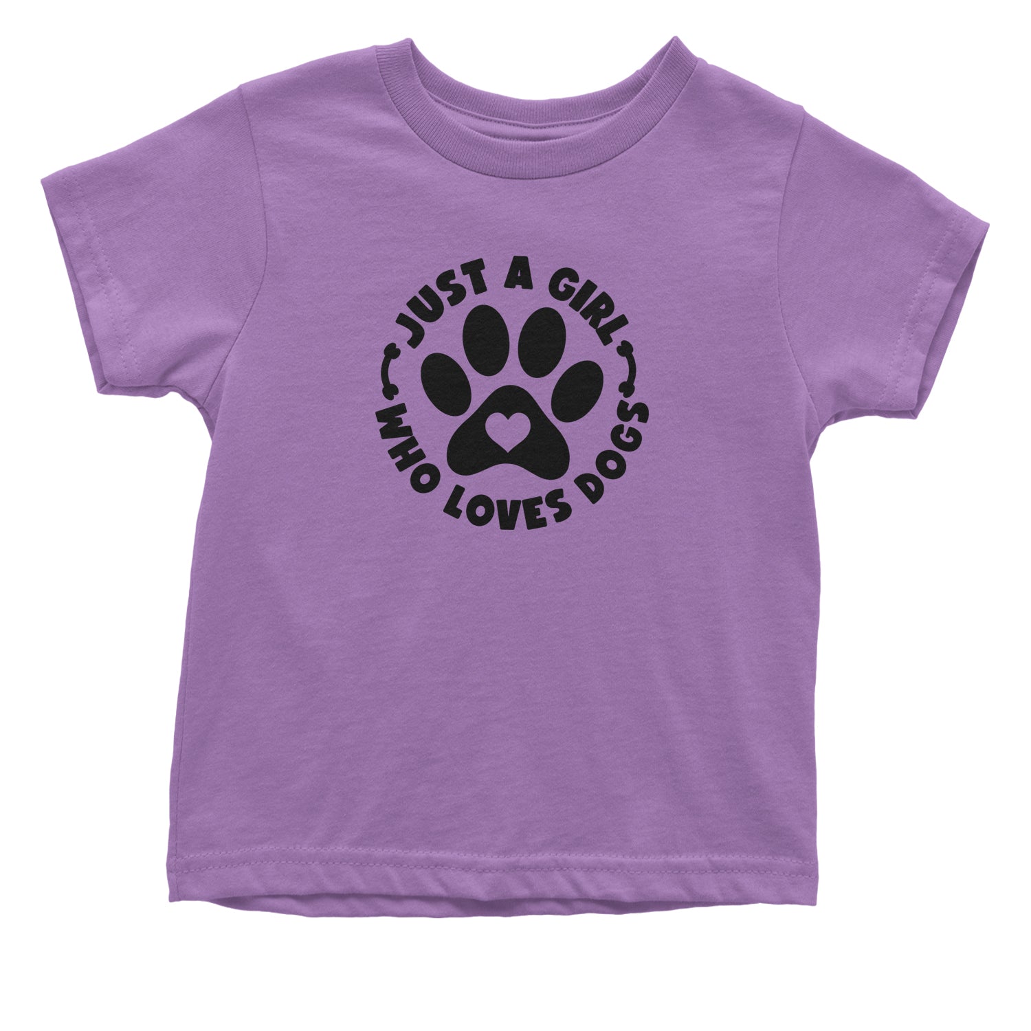 Dogs Just A Girl Who Loves DOGS Toddler T-Shirt dog, puppy, rescue by Expression Tees