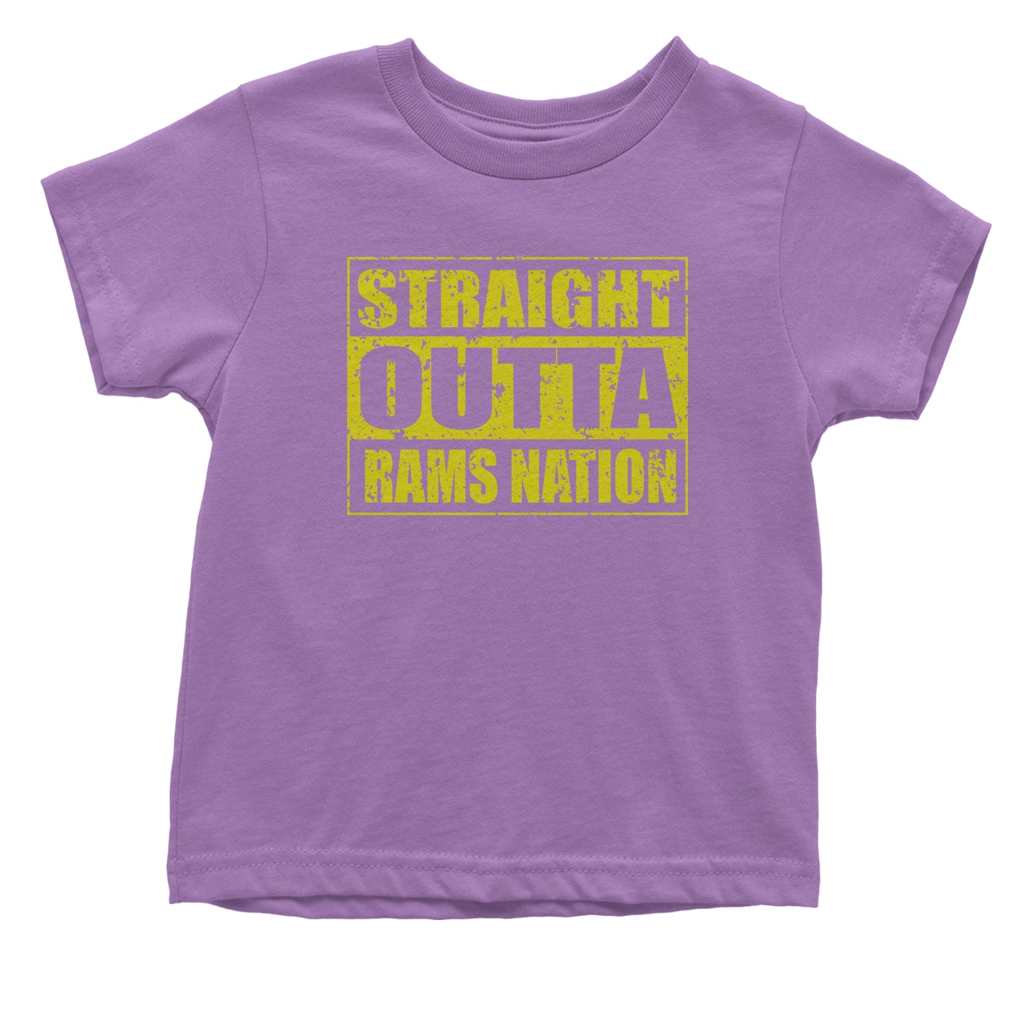 Straight Outta Rams Nation Infant One-Piece Romper Bodysuit and Toddler T-shirt california, football, jersey by Expression Tees