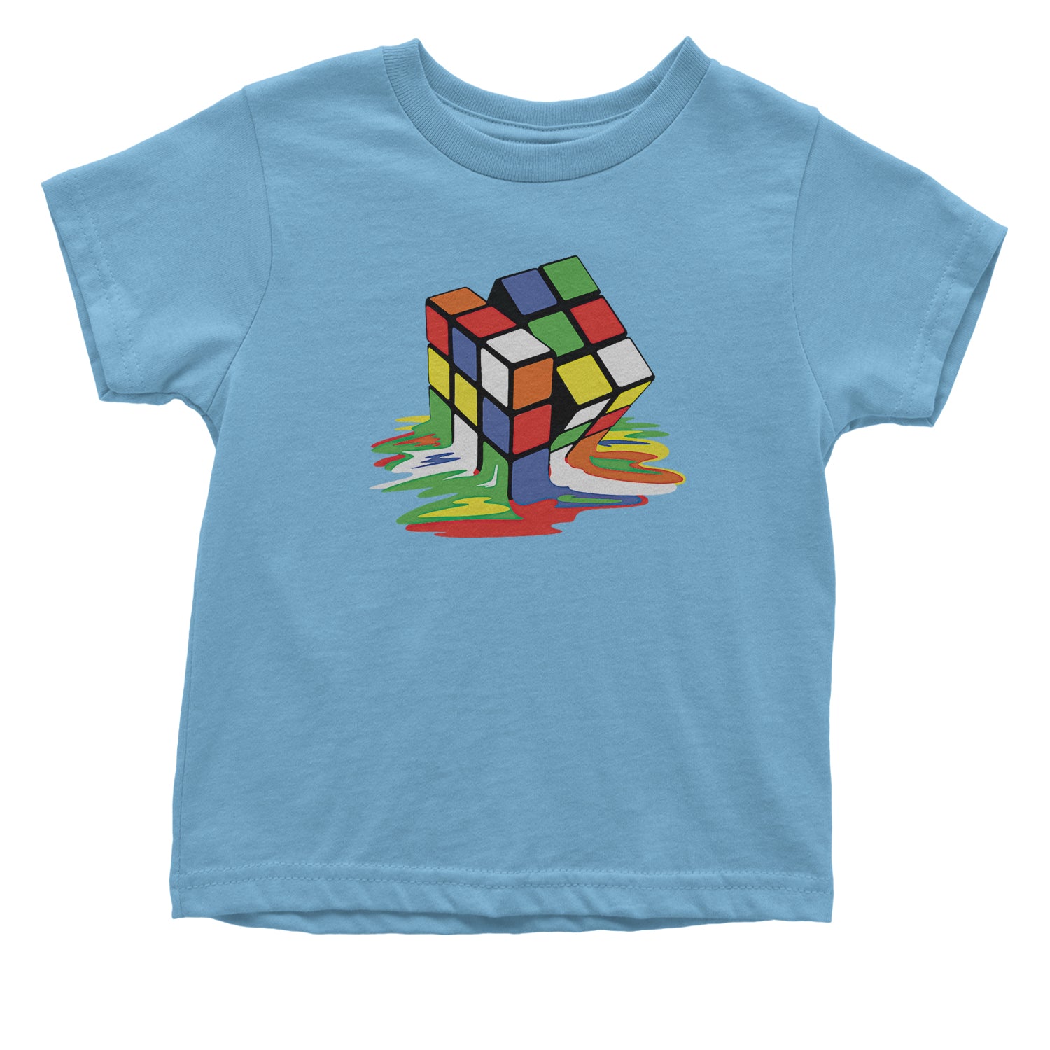 Melting Multi-Colored Cube Infant One-Piece Romper Bodysuit and Toddler T-shirt gamer, gaming, nerd, shirt by Expression Tees