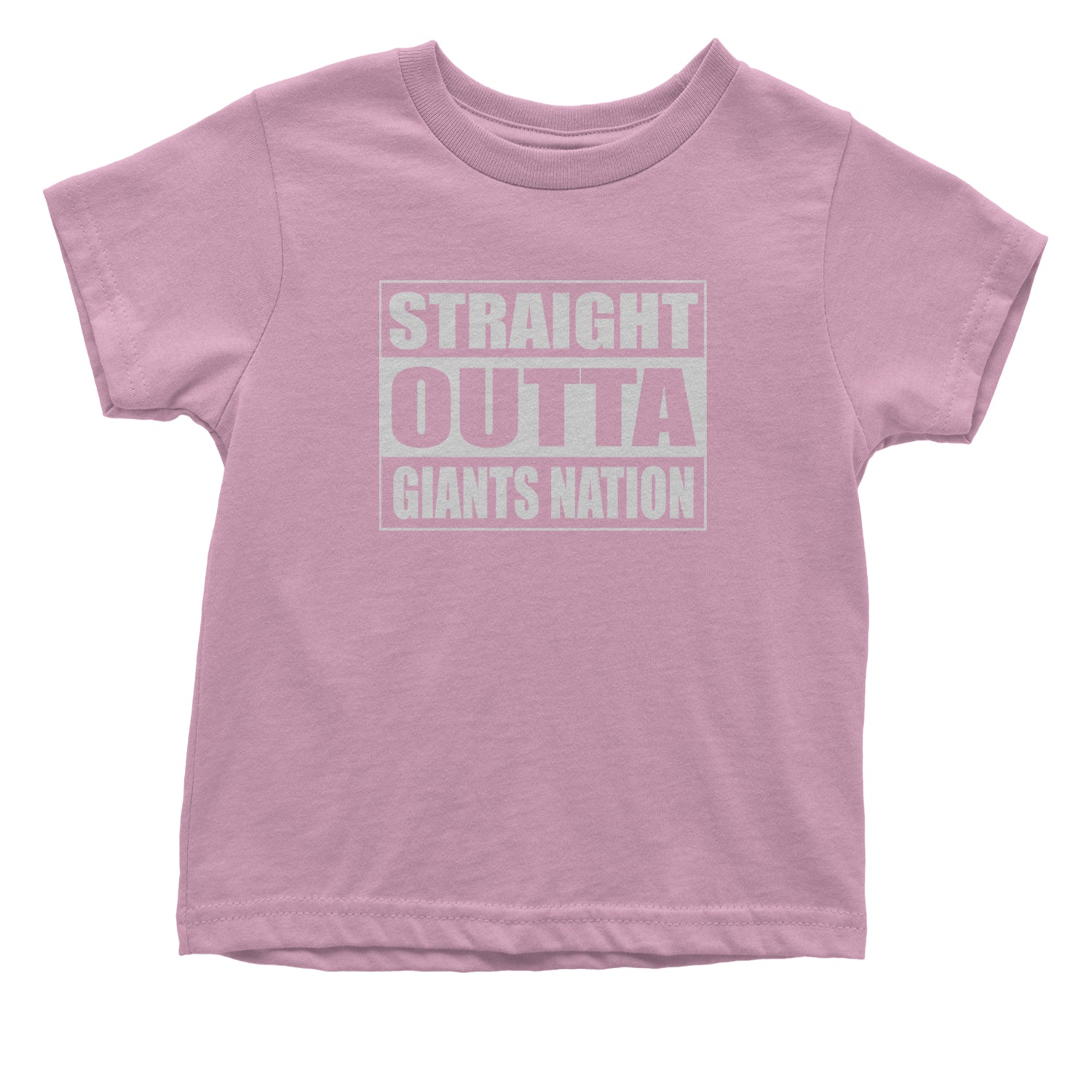 Straight Outta Giants Nation Infant One-Piece Romper Bodysuit and Toddler T-shirt bleed, blue, football, giants, new, ny, york by Expression Tees