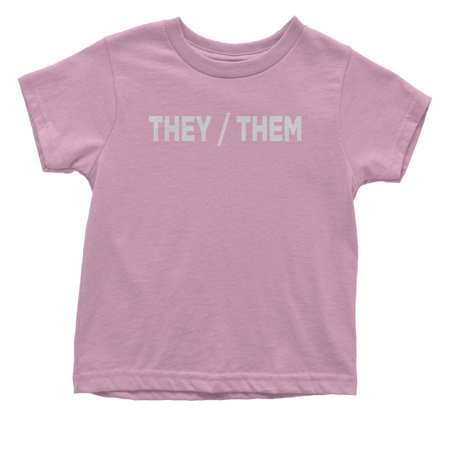They Them Gender Pronouns Diversity and Inclusion Infant One-Piece Romper Bodysuit and Toddler T-shirt binary, civil, gay, he, her, him, nonbinary, pride, rights, she, them, they by Expression Tees
