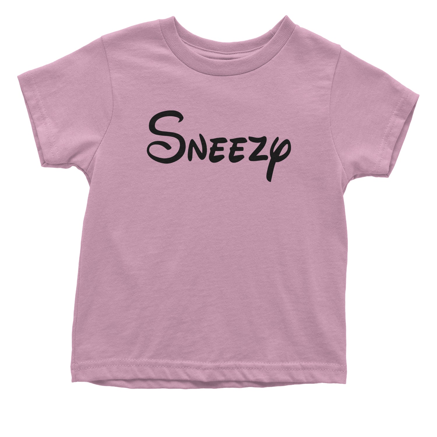 Sneezy - 7 Dwarfs Costume Toddler T-Shirt and, costume, dwarfs, group, halloween, matching, seven, snow, the, white by Expression Tees