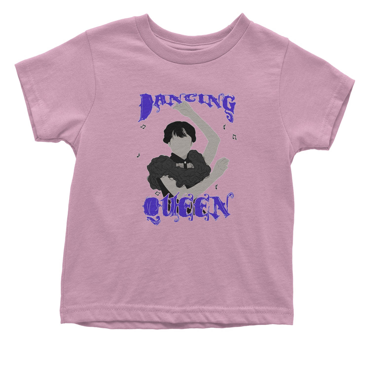 Wednesday Dancing Queen Infant One-Piece Romper Bodysuit and Toddler T-shirt black, On, we, wear, wednesdays by Expression Tees
