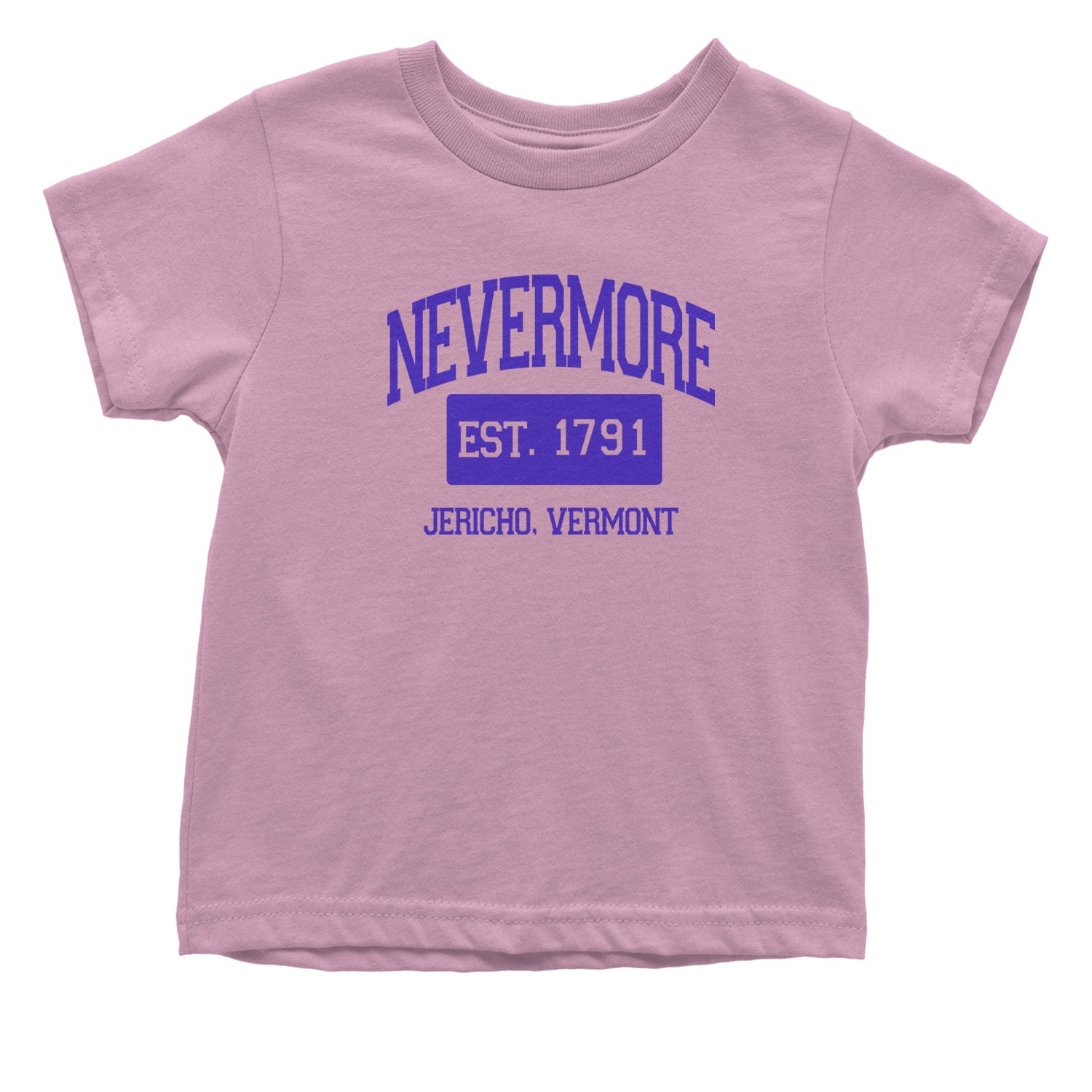 Nevermore Academy Wednesday Infant One-Piece Romper Bodysuit and Toddler T-shirt addams, family, gomez, morticia, pugsly, ricci, Wednesday by Expression Tees
