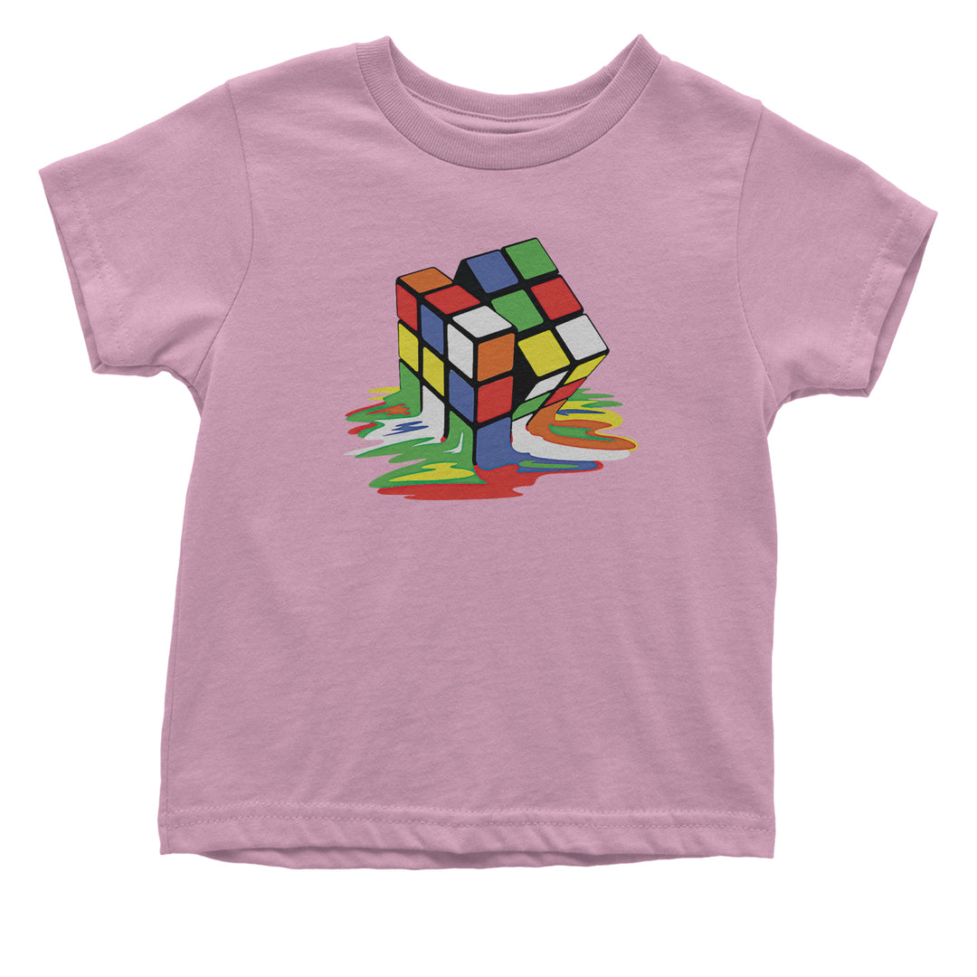 Melting Multi-Colored Cube Infant One-Piece Romper Bodysuit and Toddler T-shirt gamer, gaming, nerd, shirt by Expression Tees