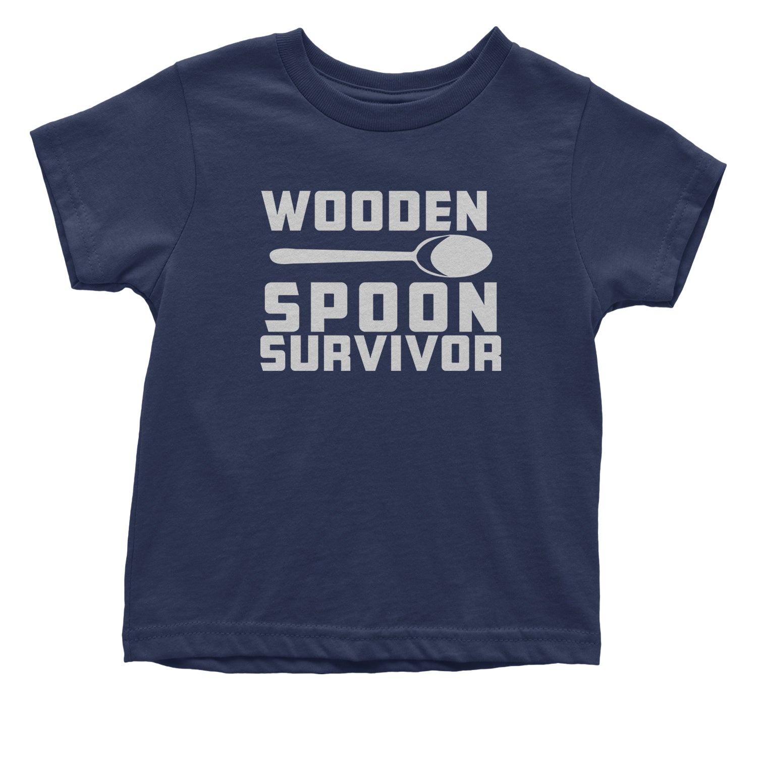 Wooden Spoon Survivor Infant One-Piece Romper Bodysuit and Toddler T-shirt funny, shirt, spoon, survivor, wooden by Expression Tees