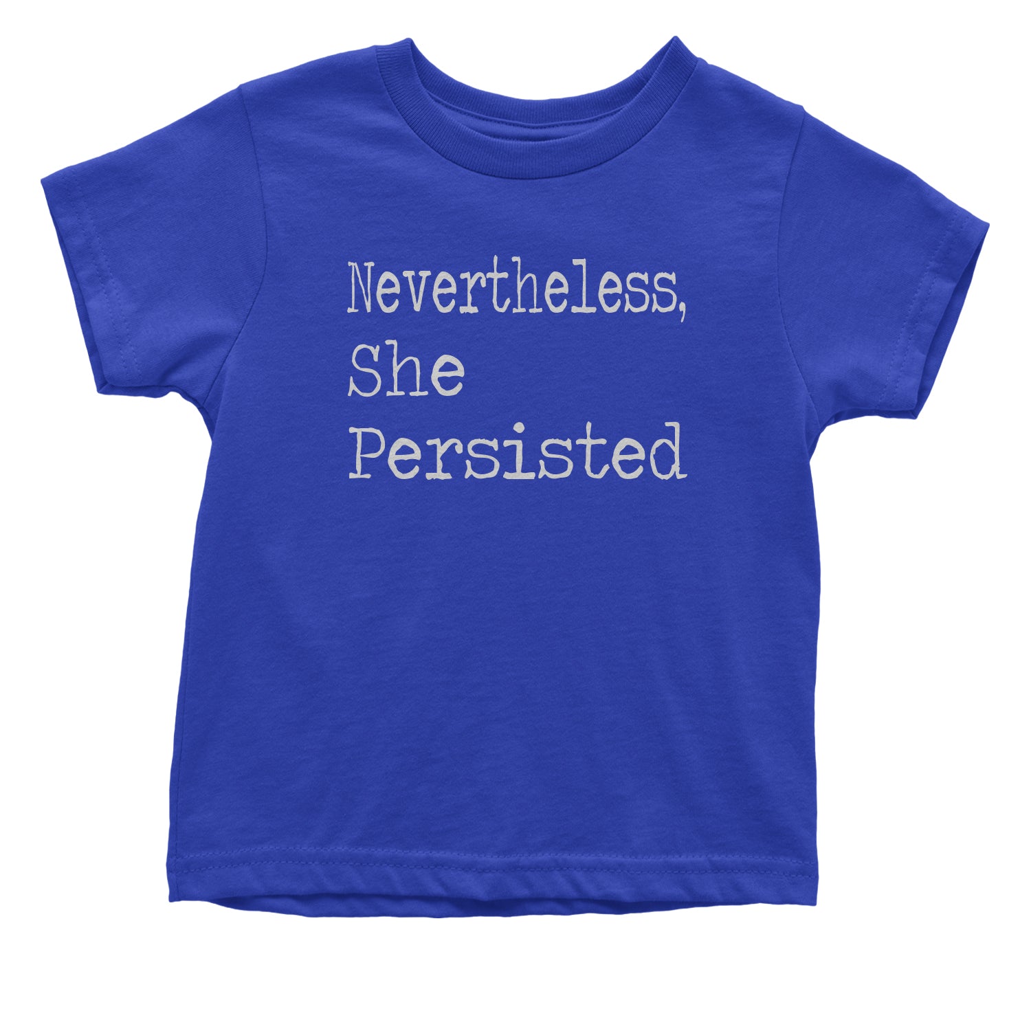 Nevertheless, She Persisted Toddler T-Shirt 2020, feminism, feminist, kamala, letlizspeak, mamala, mcconnell, mitch, momala, mommala by Expression Tees