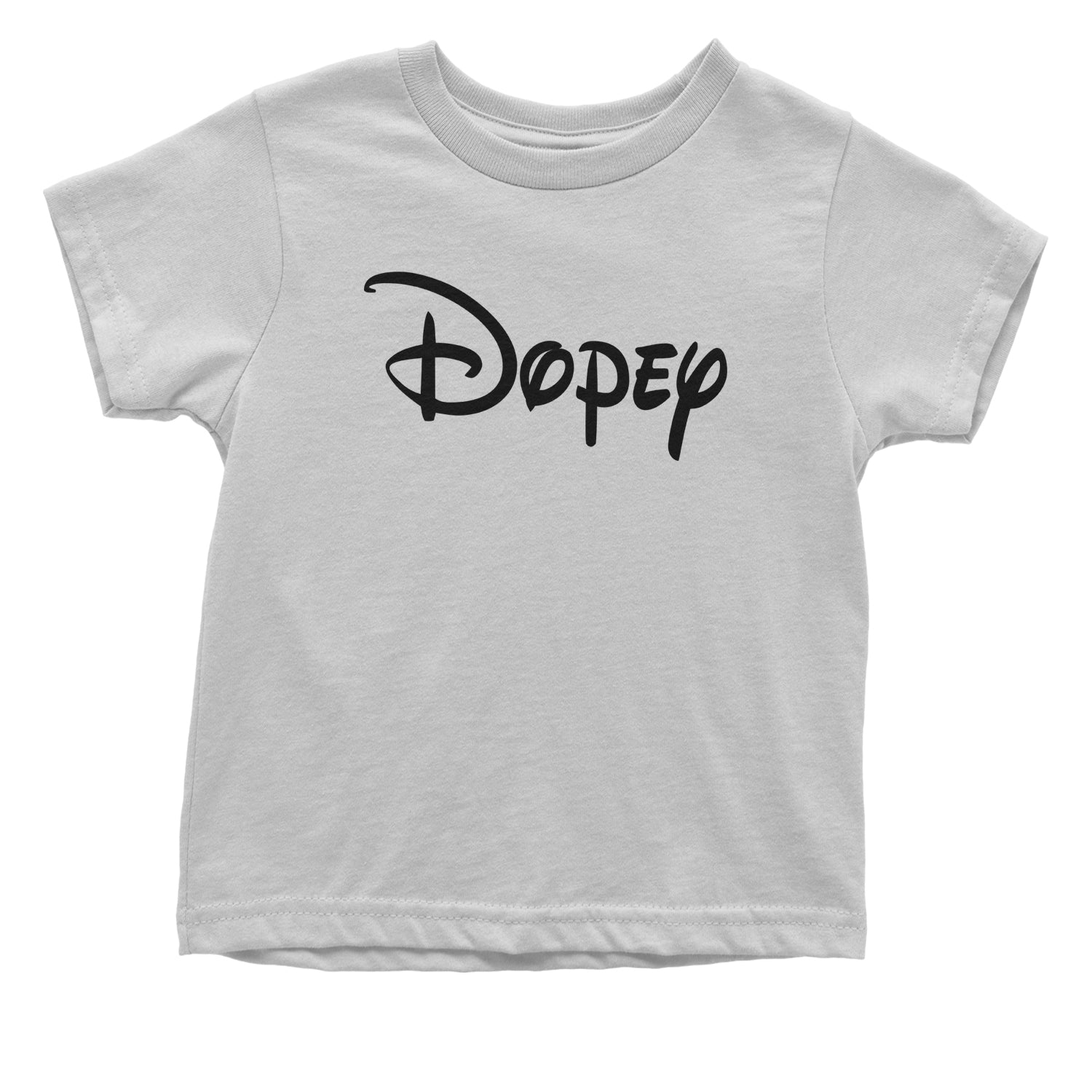 Dopey - 7 Dwarfs Costume Toddler T-Shirt and, costume, dwarfs, group, halloween, matching, seven, snow, the, white by Expression Tees