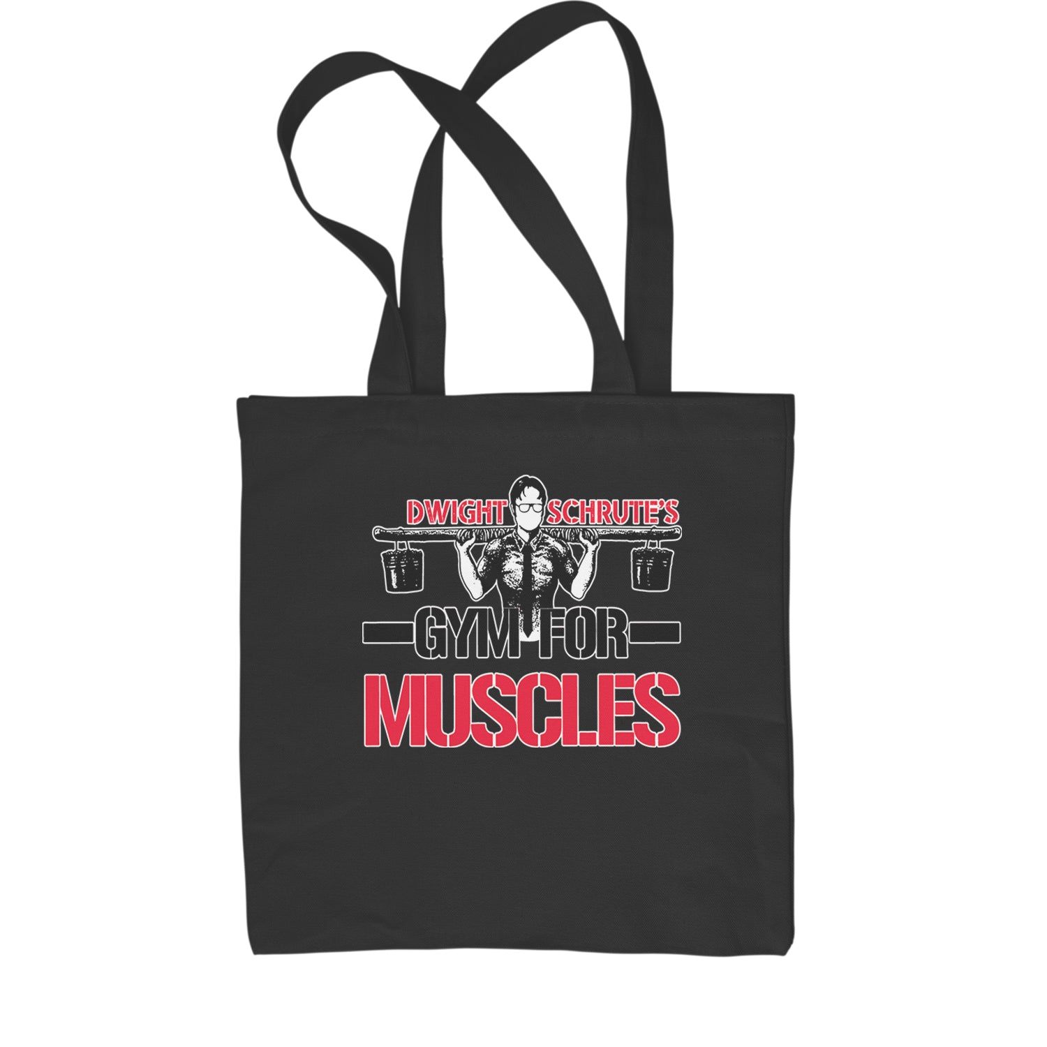 Dwight Schrute Gym For Muscles Office Workout Shopping Tote Bag