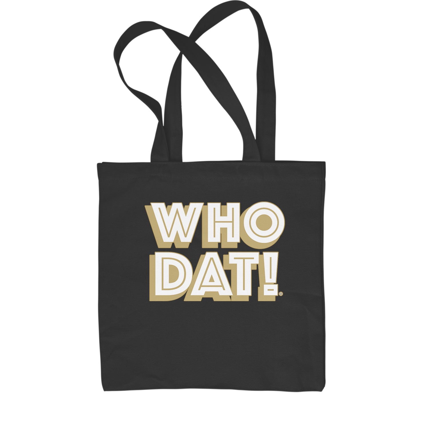 Who Dat Nation Big Bold New Orleans Shopping Tote Bag
