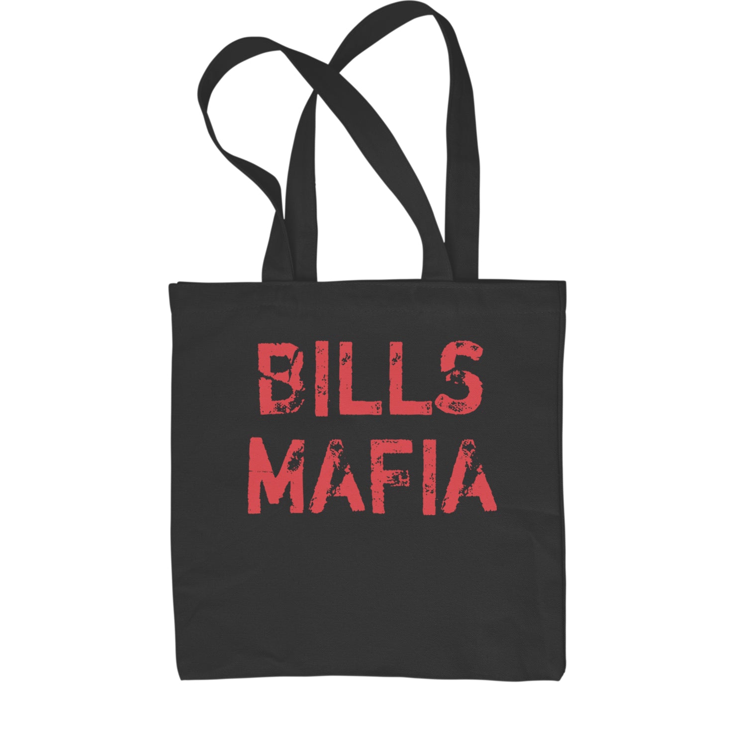 Distressed Bills Mafia Football Shopping Tote Bag