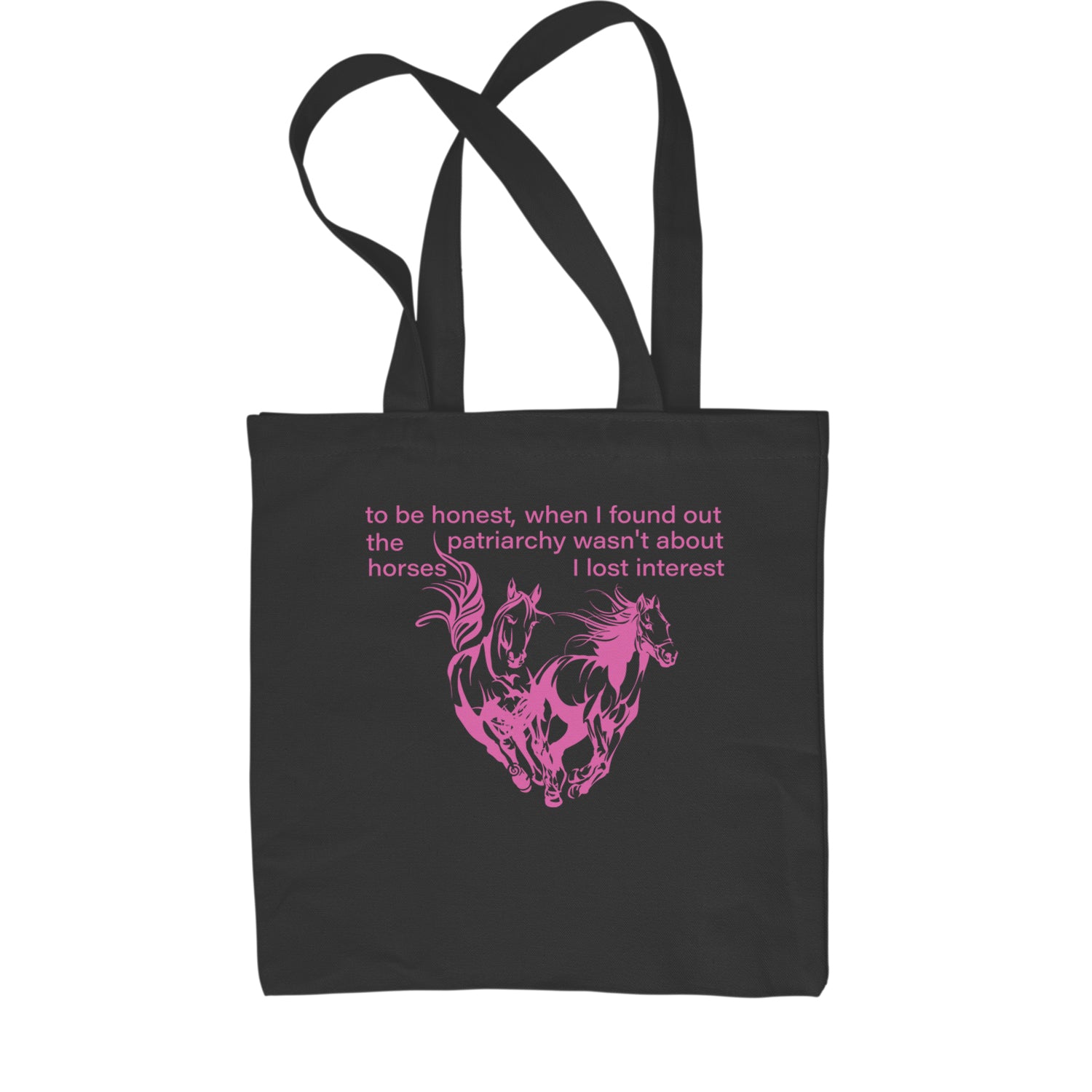 The Patriarchy Wasn't About Horses Barbenheimer Shopping Tote Bag