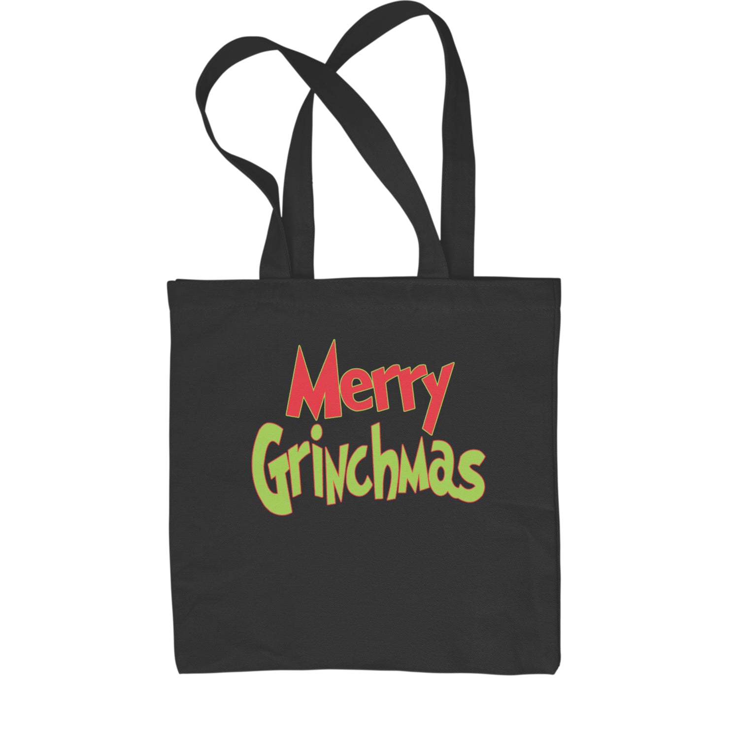 Merry Grinchmas Jolly Merry Christmas Shopping Tote Bag
