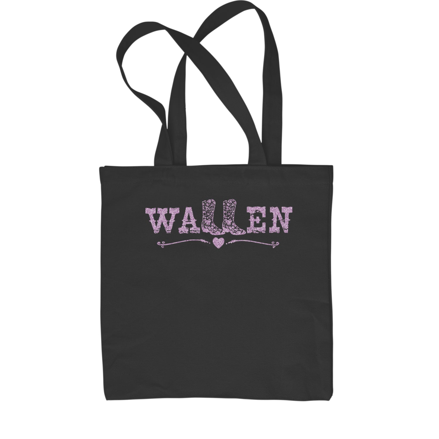 Glitter Wallen Cowgirl Boots Country Music Western Shopping Tote Bag