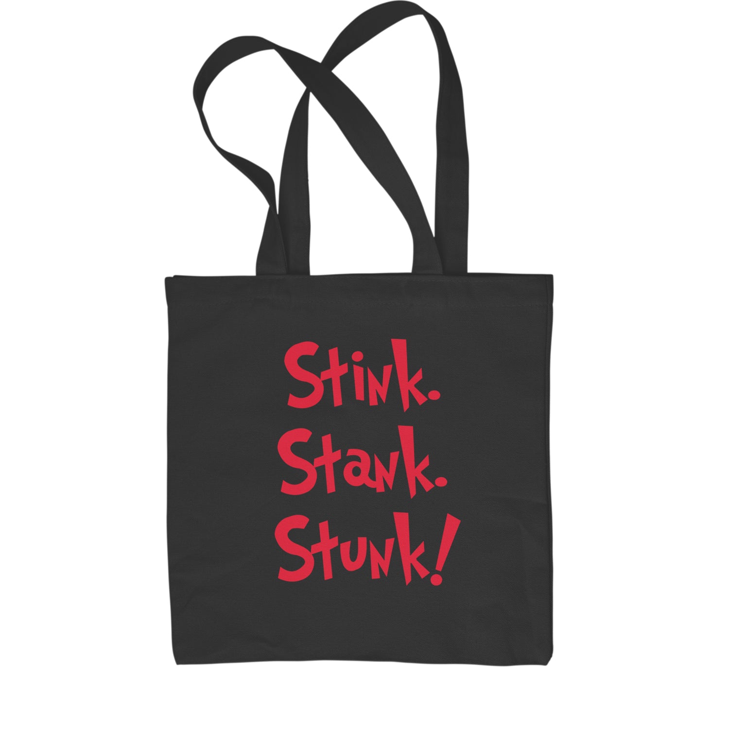 Stink Stank Stunk Grinch Shopping Tote Bag christmas, holiday, sweater, ugly, xmas by Expression Tees