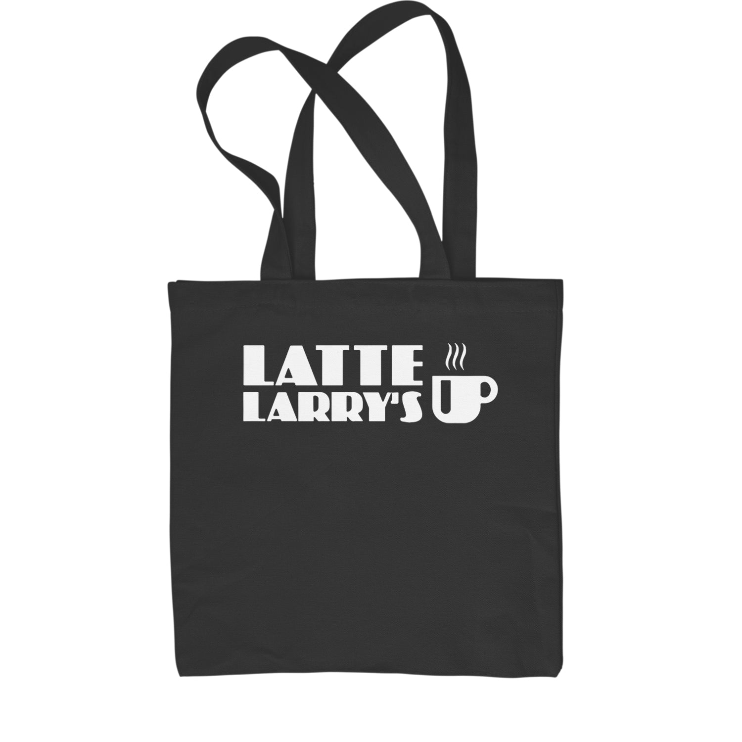 Latte Larry's Enthusiastic Coffee Shopping Tote Bag