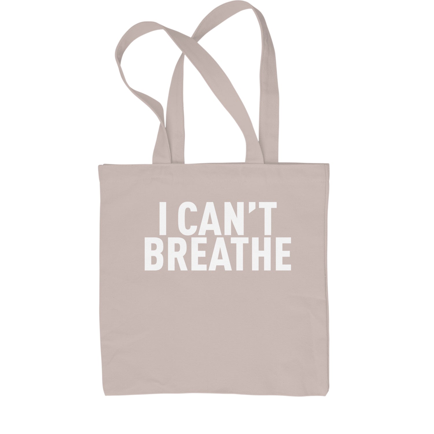 I Can't Breathe Social Justice Shopping Tote Bag african, africanamerican, american, black, blm, breonna, floyd, george, life, lives, matter, taylor by Expression Tees