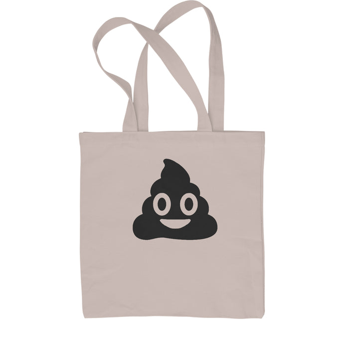 Emoticon Poop Face Smile Face Shopping Tote Bag