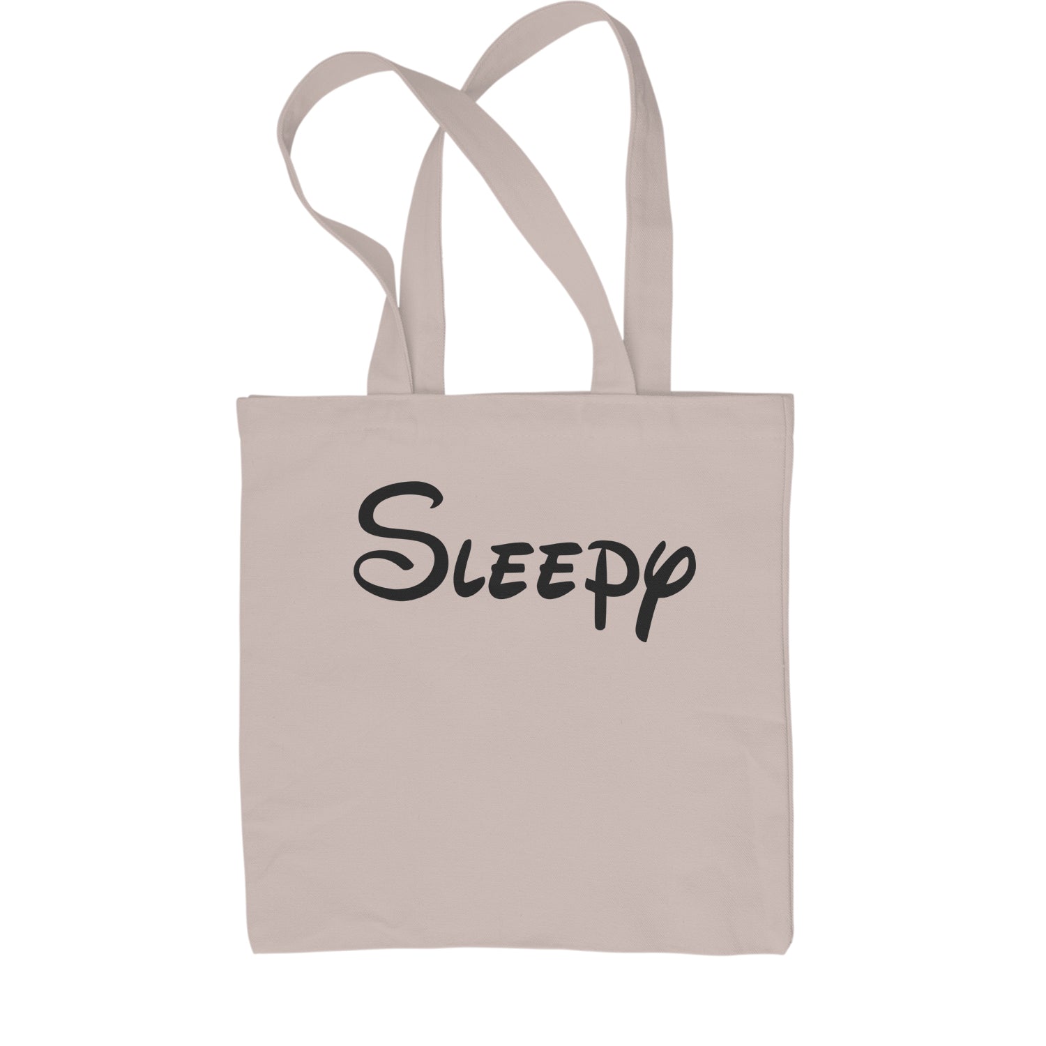 Sleepy - 7 Dwarfs Costume Shopping Tote Bag and, costume, dwarfs, group, halloween, matching, seven, snow, the, white by Expression Tees