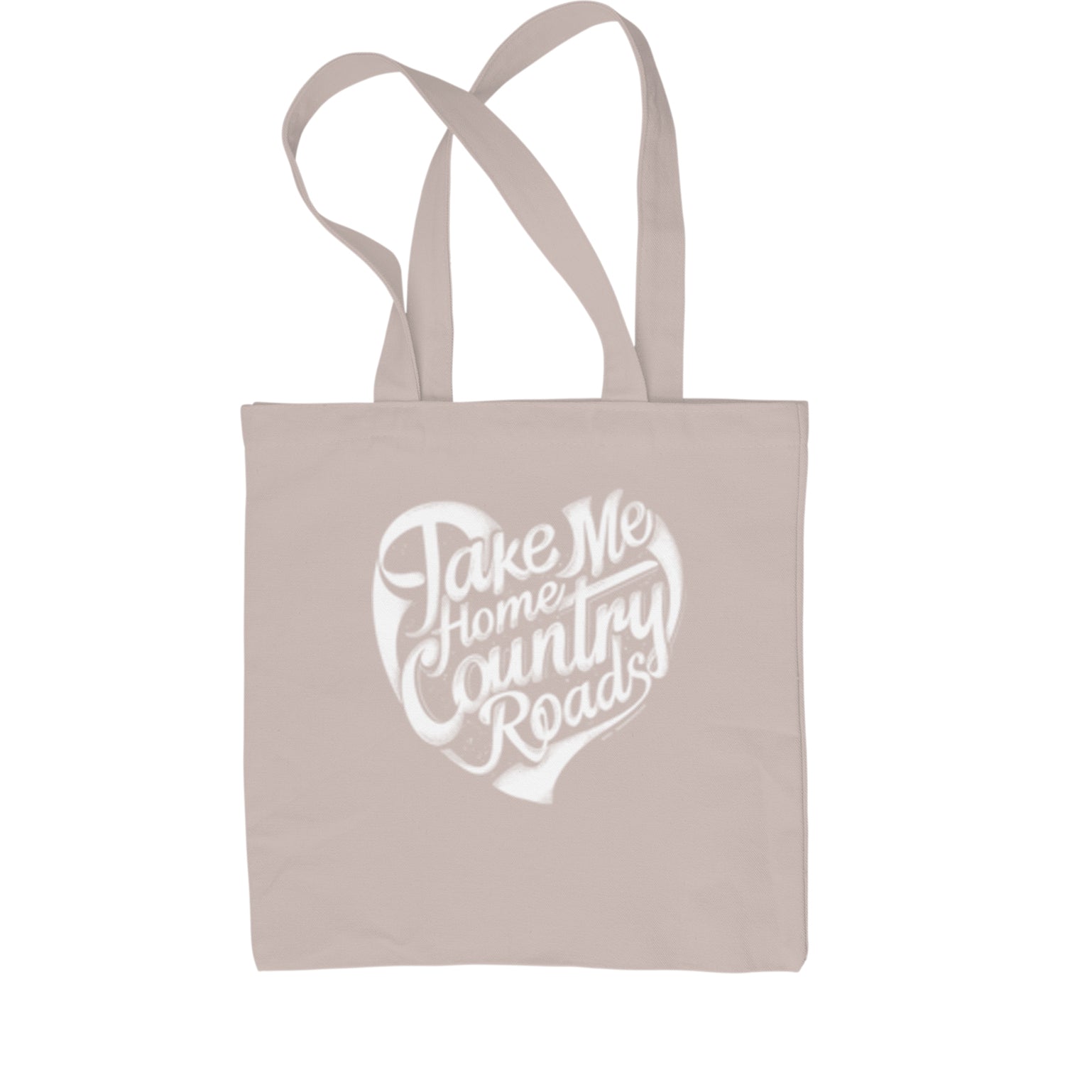 Take Me Home Country Roads Shopping Tote Bag country, karaoke, roads by Expression Tees