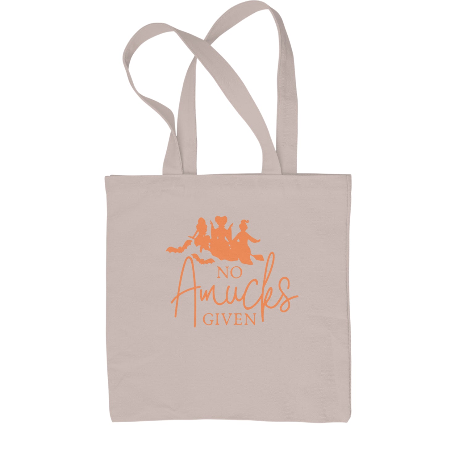 No Amucks Given Hocus Pocus Shopping Tote Bag descendants, enchanted, eve, hallows, hocus, or, pocus, sanderson, sisters, treat, trick, witches by Expression Tees