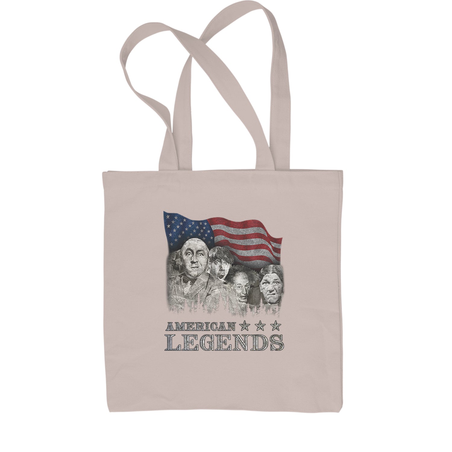 Mount RushMorons 3 Stooges Classic Retro TV Comedy Shopping Tote Bag