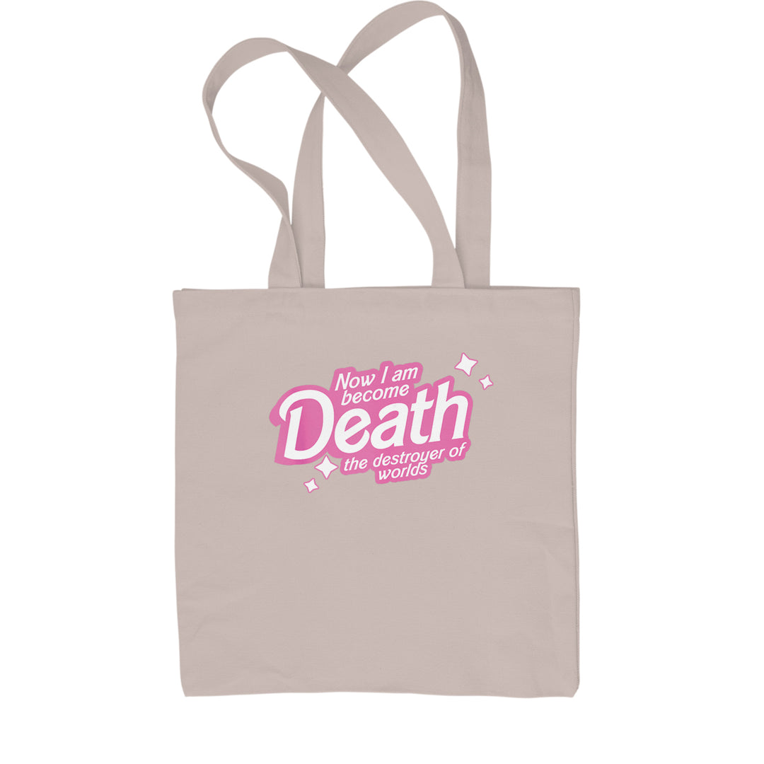 Now I am Become Death Barbenheimer Shopping Tote Bag