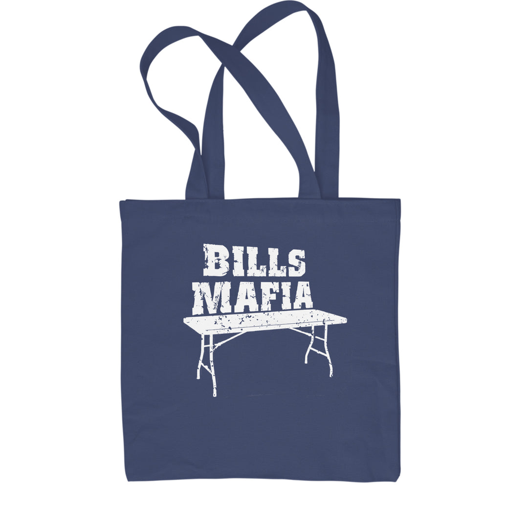 Bills Mafia Football Fan Shopping Tote Bag 