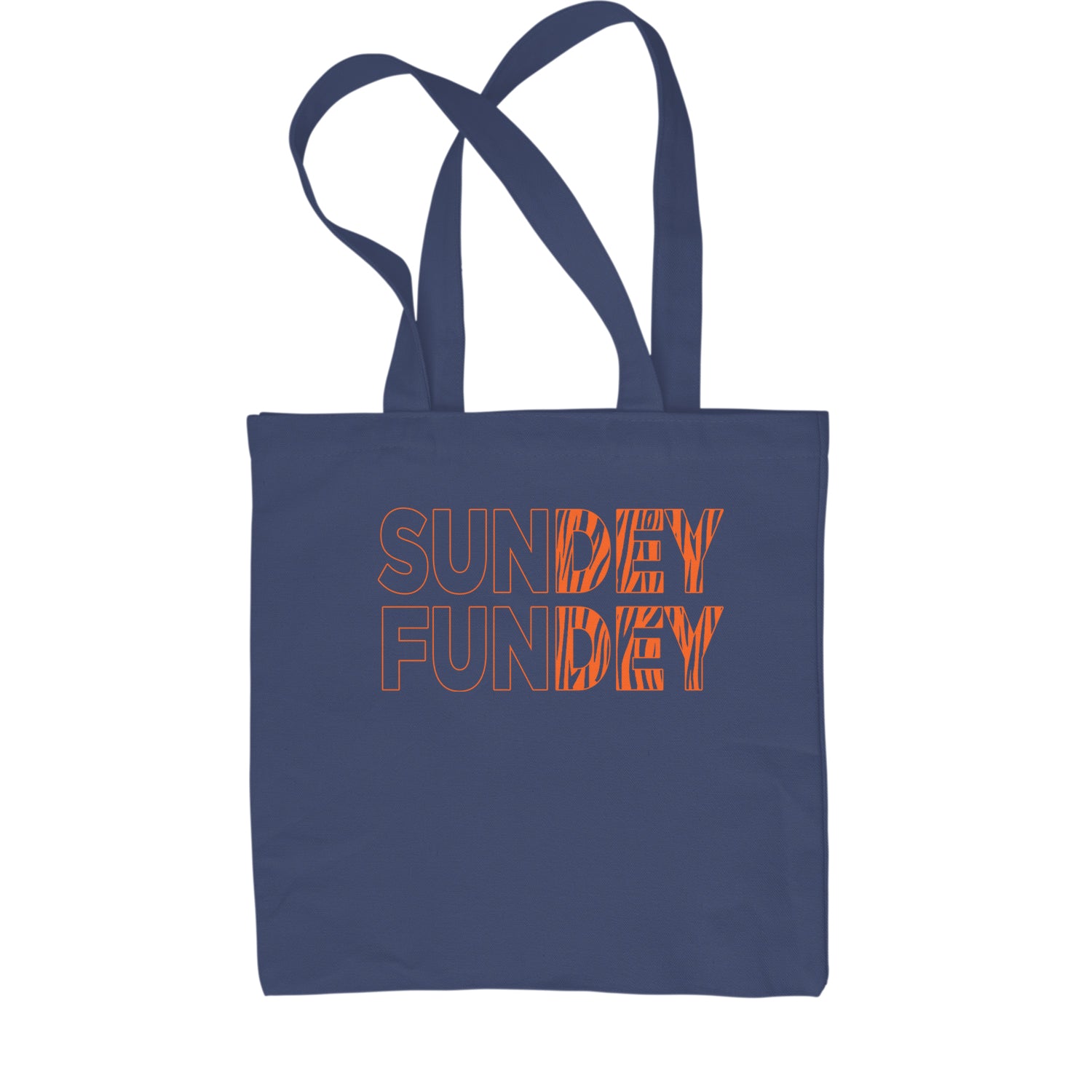 SunDEY FunDEY Sunday Funday Shopping Tote Bag ball, burrow, dey, foot, football, joe, ohio, sports, who by Expression Tees