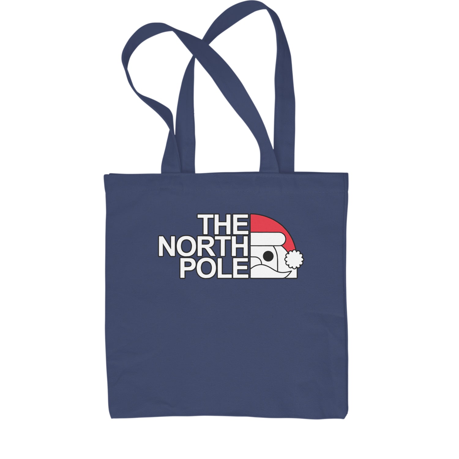 The North Pole Santa Shopping Tote Bag christmas, funny, nick, old, santa, st, xmas by Expression Tees