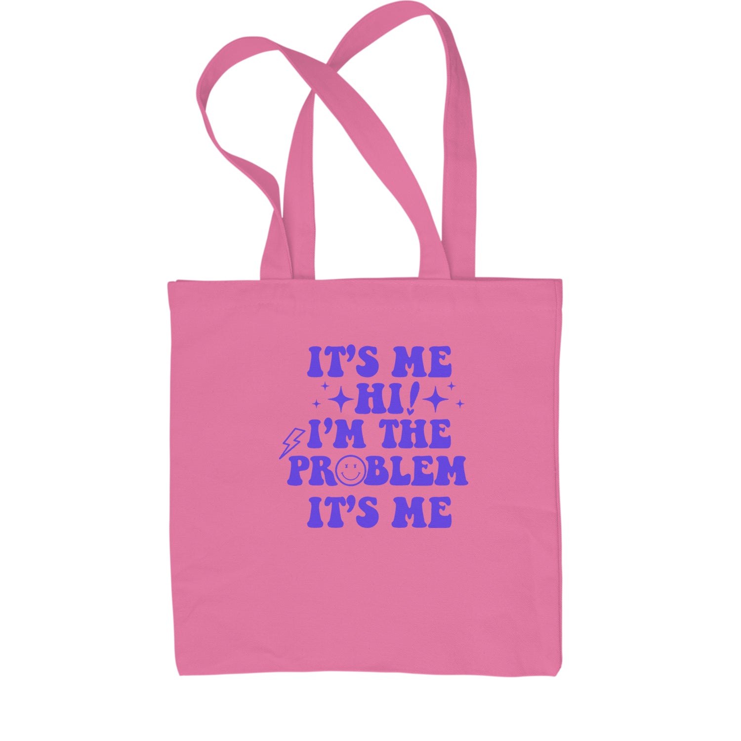 It's Me Hi I'm The Problem Shopping Tote Bag concert, eras, merch, swift, swiftie by Expression Tees