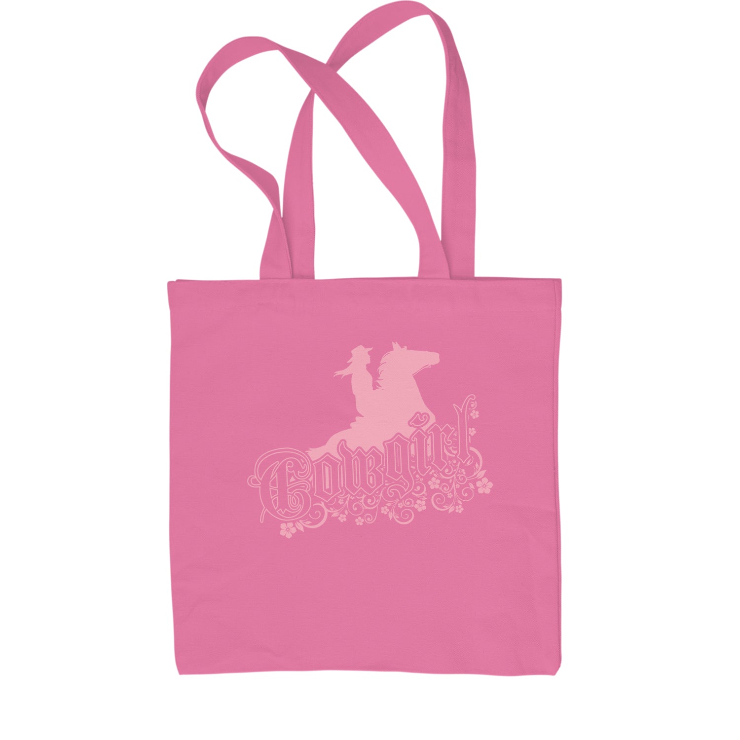 Cowgirl Riding A Horse Shopping Tote Bag country, daughter, farmers, girl, horses by Expression Tees