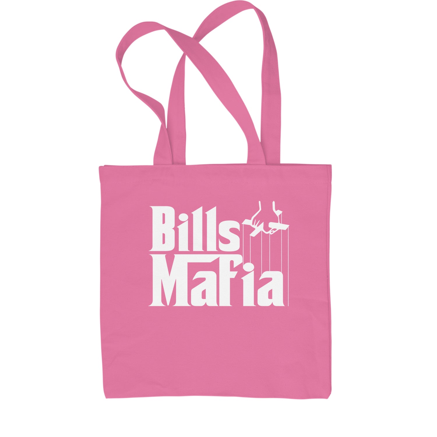 Mafia Bills Mafia Godfather Shopping Tote Bag bills, fan, father, football, god, godfather, new, sports, team, york by Expression Tees