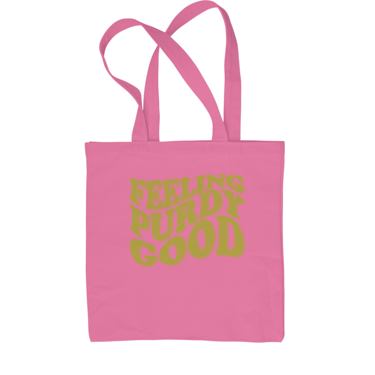 Feeling Purdy Good Shopping Tote Bag 13, football by Expression Tees