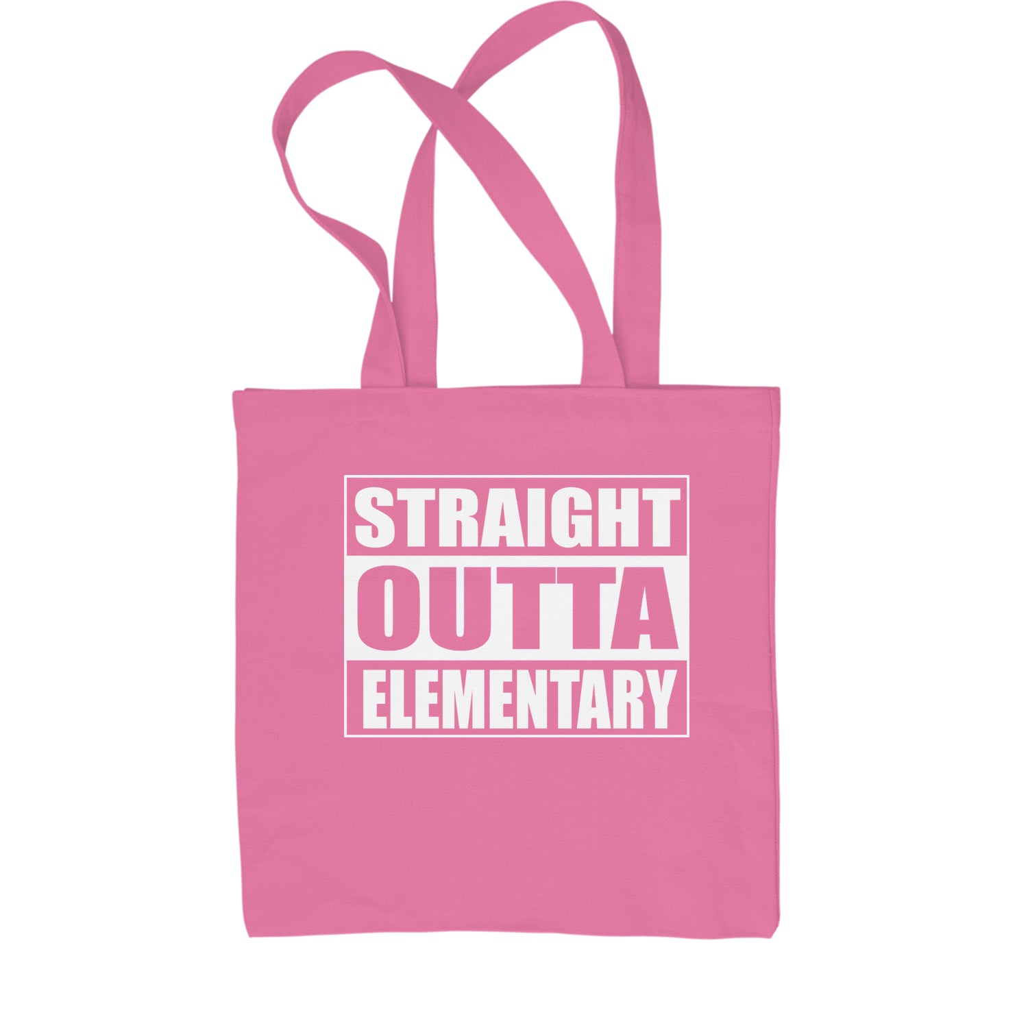 Straight Outta Elementary Shopping Tote Bag 2020, 2021, 2022, class, of, quarantine, queen by Expression Tees