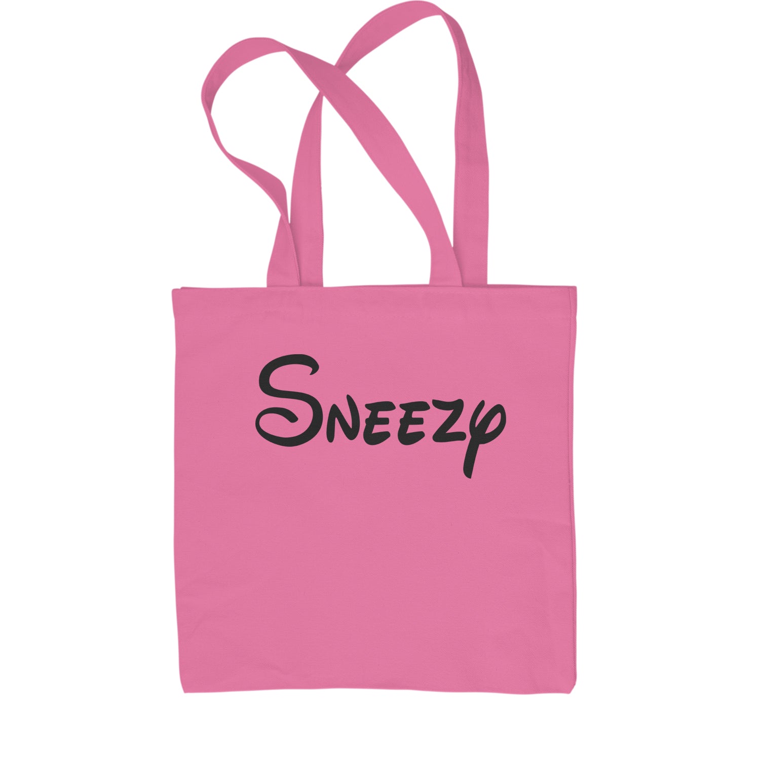 Sneezy - 7 Dwarfs Costume Shopping Tote Bag and, costume, dwarfs, group, halloween, matching, seven, snow, the, white by Expression Tees
