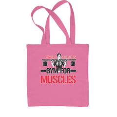 Dwight Schrute Gym For Muscles Office Workout Shopping Tote Bag