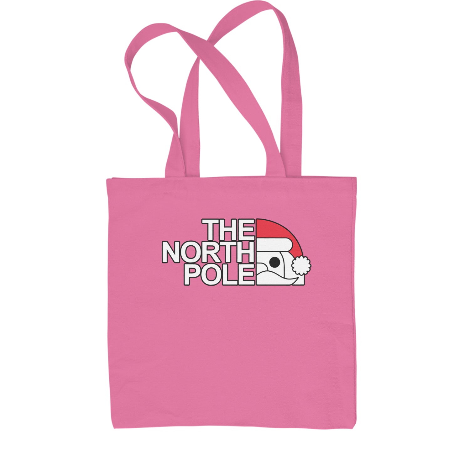 The North Pole Santa Shopping Tote Bag christmas, funny, nick, old, santa, st, xmas by Expression Tees
