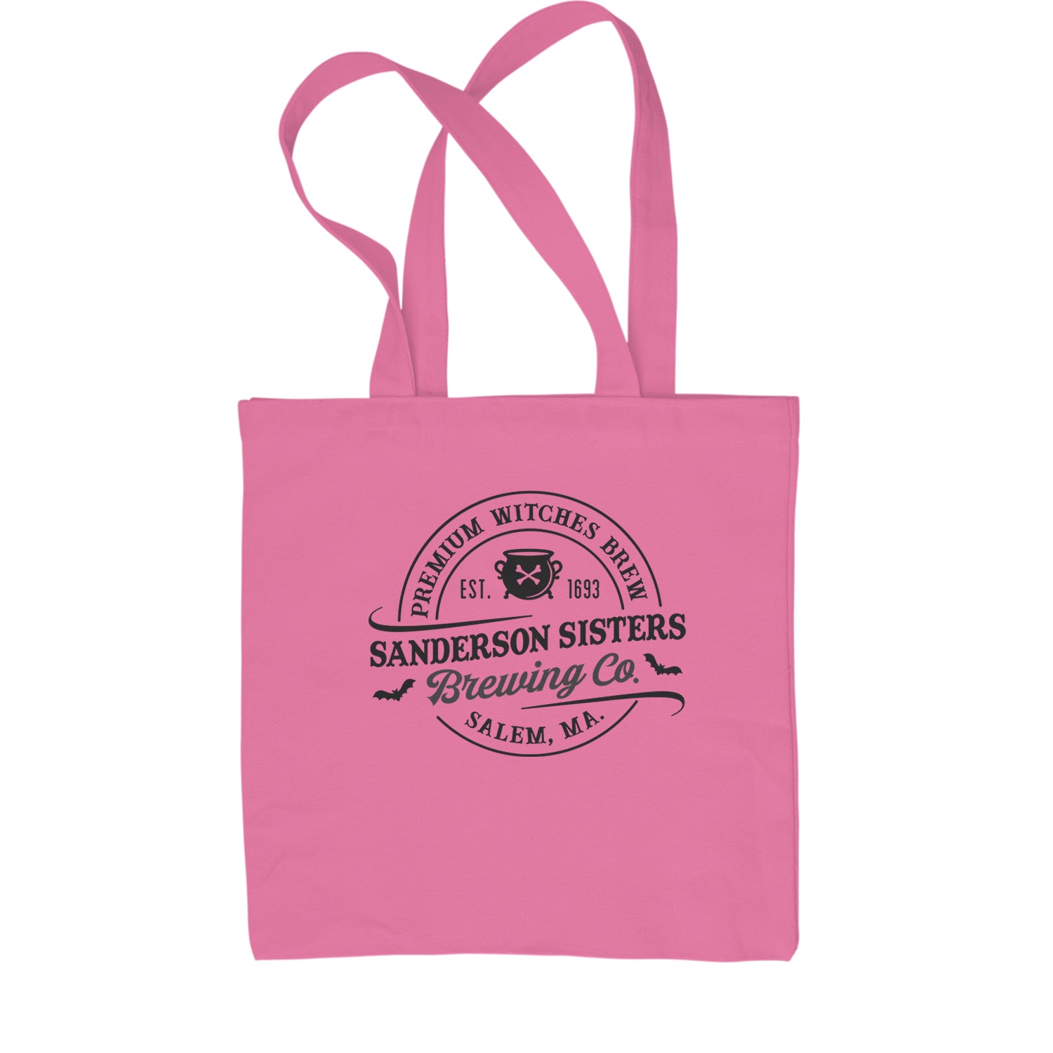 Sanderson Sisters Brewing Company Witches Brew Shopping Tote Bag descendants, enchanted, eve, hallows, hocus, or, pocus, sanderson, sisters, treat, trick, witches by Expression Tees