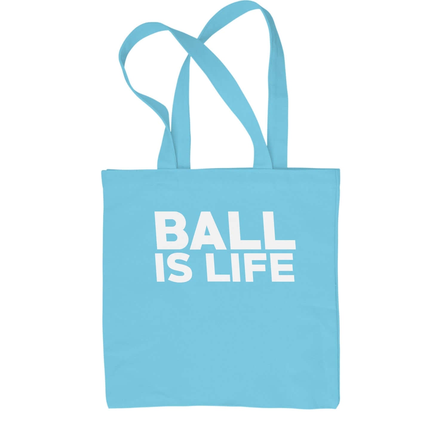 Ball Is Life Shopping Tote Bag baseball, basketball, football by Expression Tees