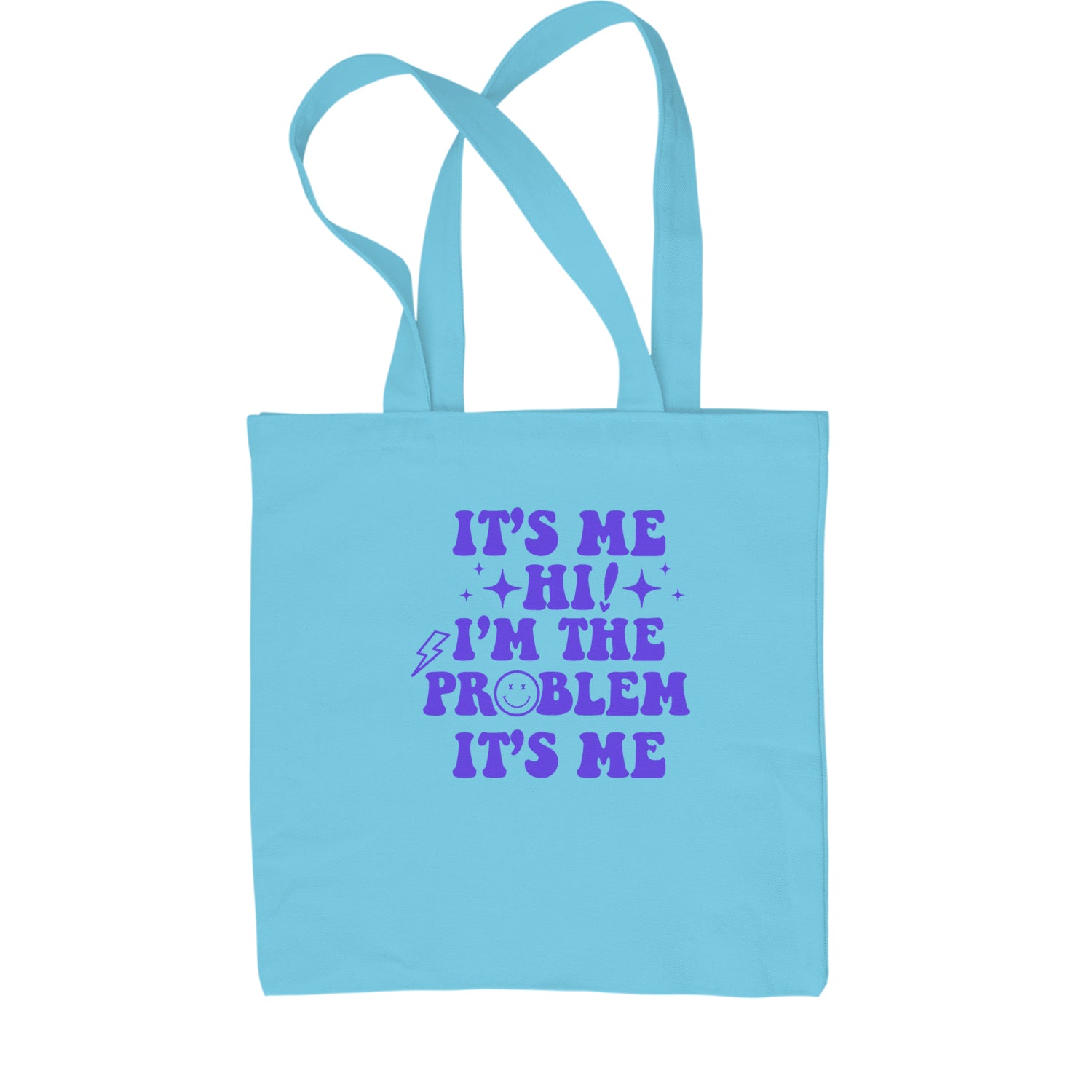 It's Me Hi I'm The Problem Shopping Tote Bag concert, eras, merch, swift, swiftie by Expression Tees