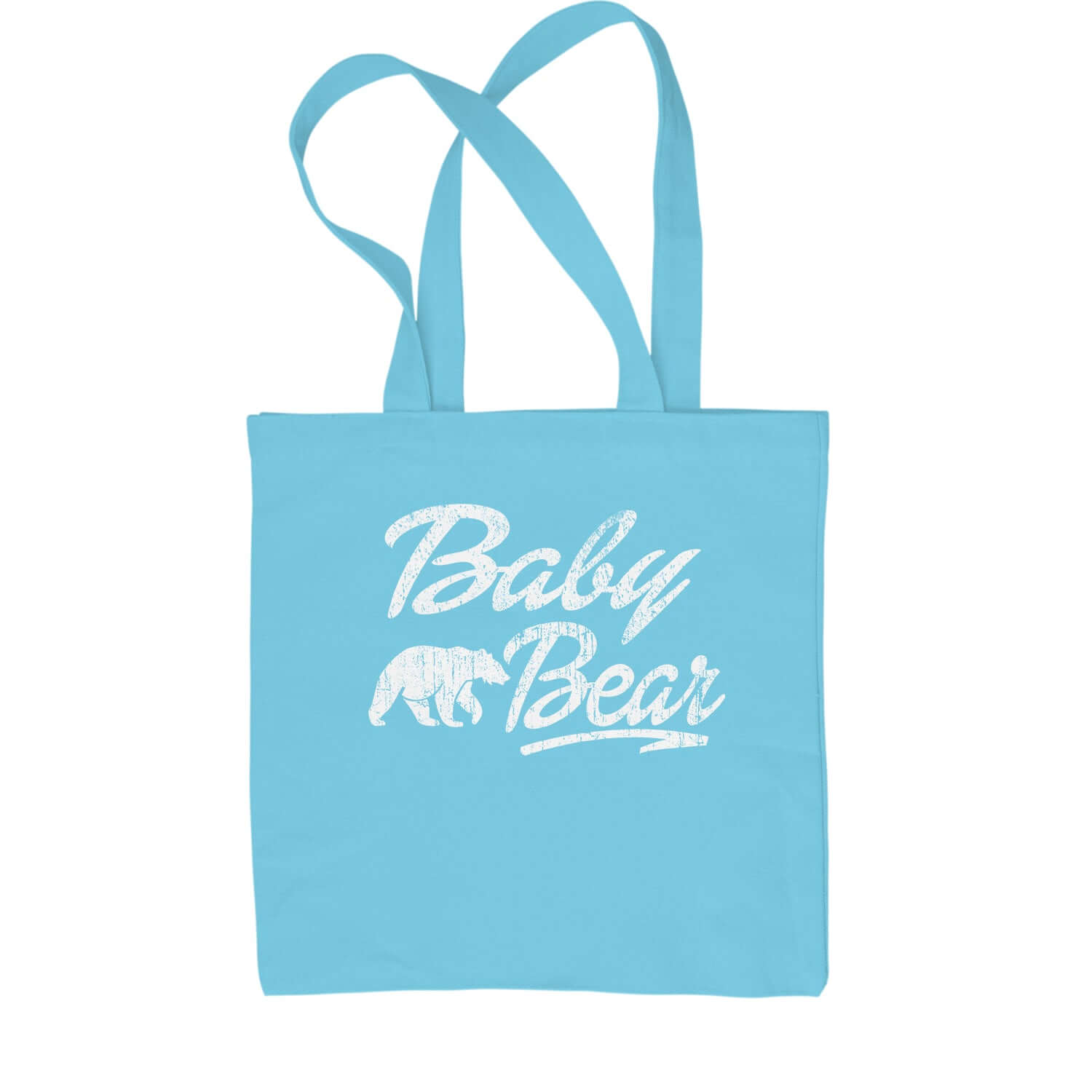 Baby Bear Cub Shopping Tote Bag bear, cub, family, matching, shirts, tribe by Expression Tees