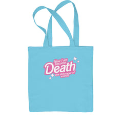 Now I am Become Death Barbenheimer Shopping Tote Bag