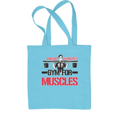 Dwight Schrute Gym For Muscles Office Workout Shopping Tote Bag