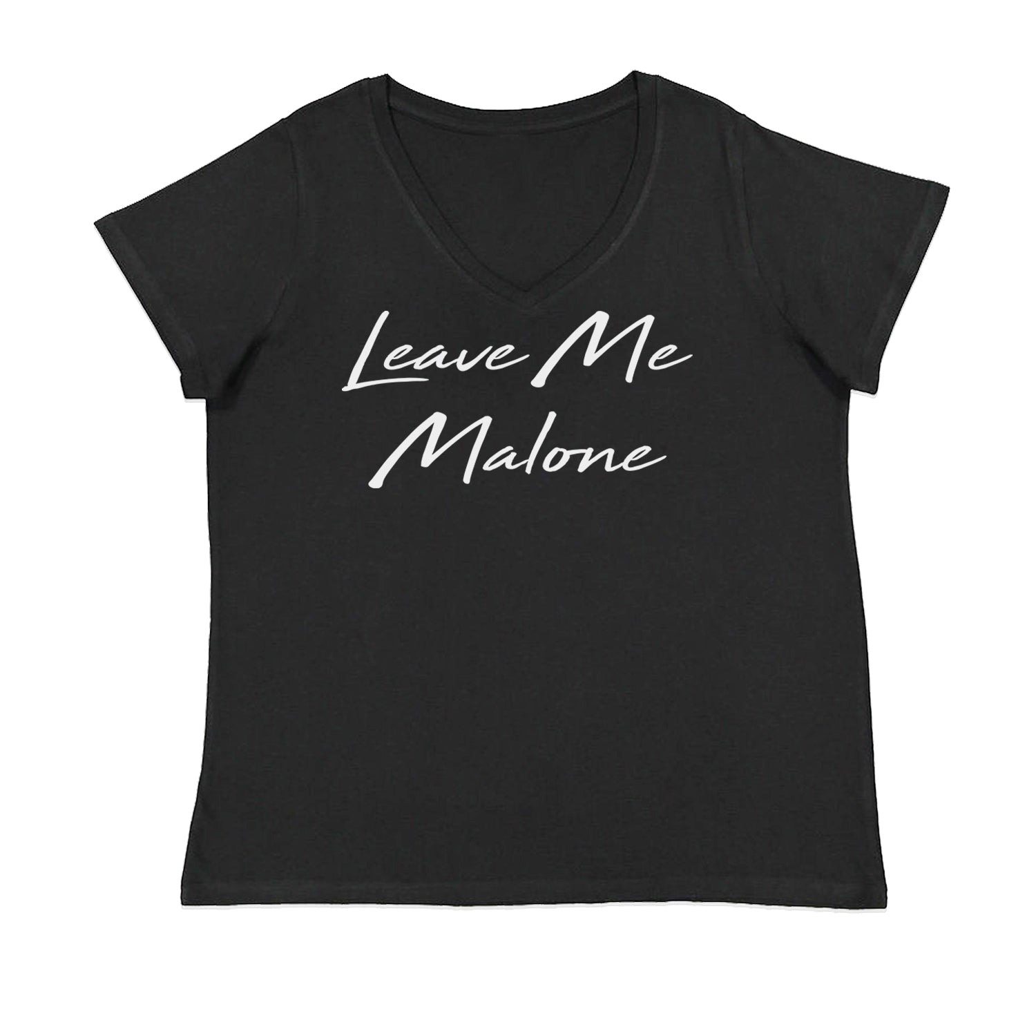 Leave Me Malone I'd Be Crying Rapper Womens Plus Size V-Neck T-shirt