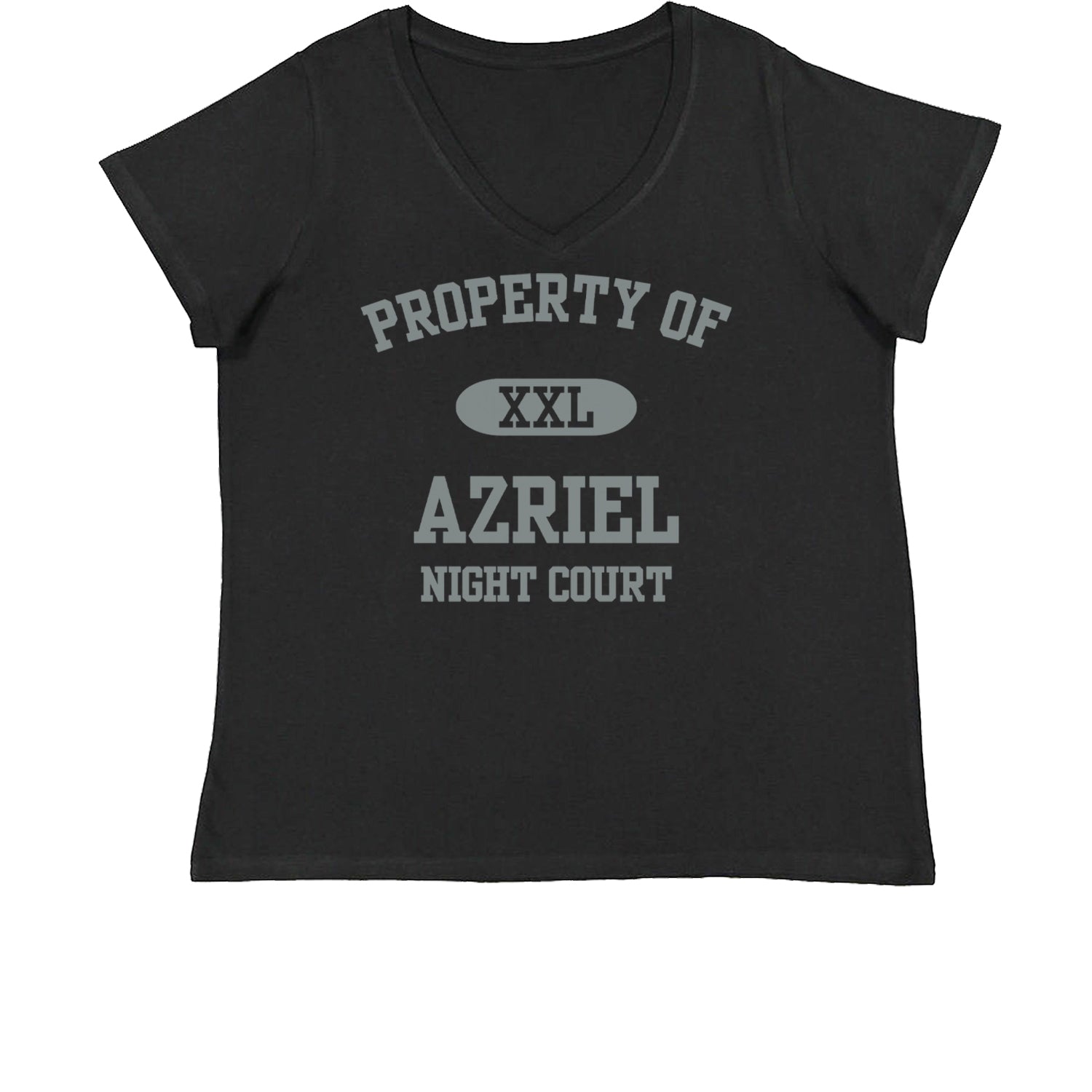 Property Of Azriel ACOTAR Womens Plus Size V-Neck T-shirt acotar, court, maas, tamlin, thorns by Expression Tees