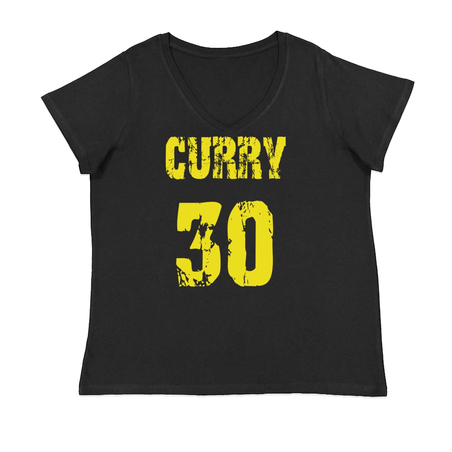 Curry #30 Womens Plus Size V-Neck T-shirt