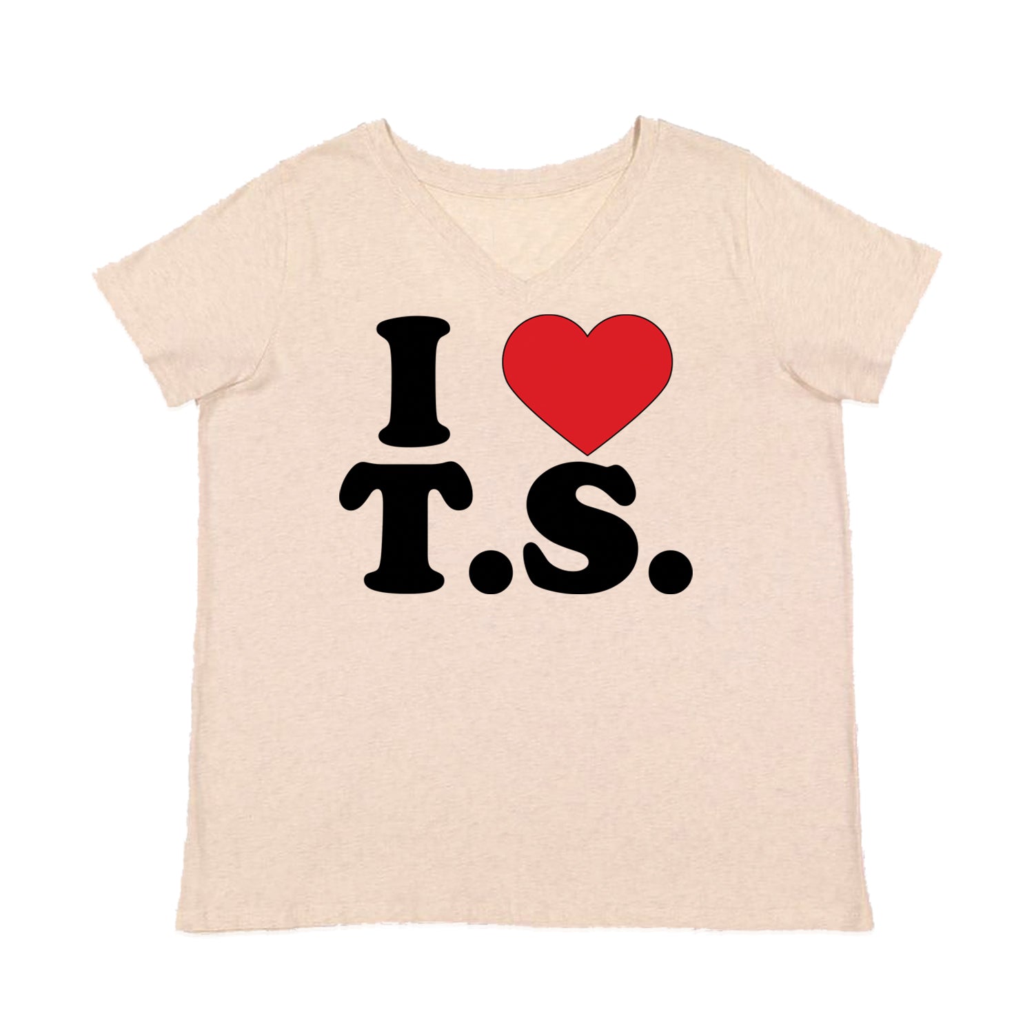 I Heart Taylor Concert Music Lover  Womens Plus Size V-Neck T-shirt