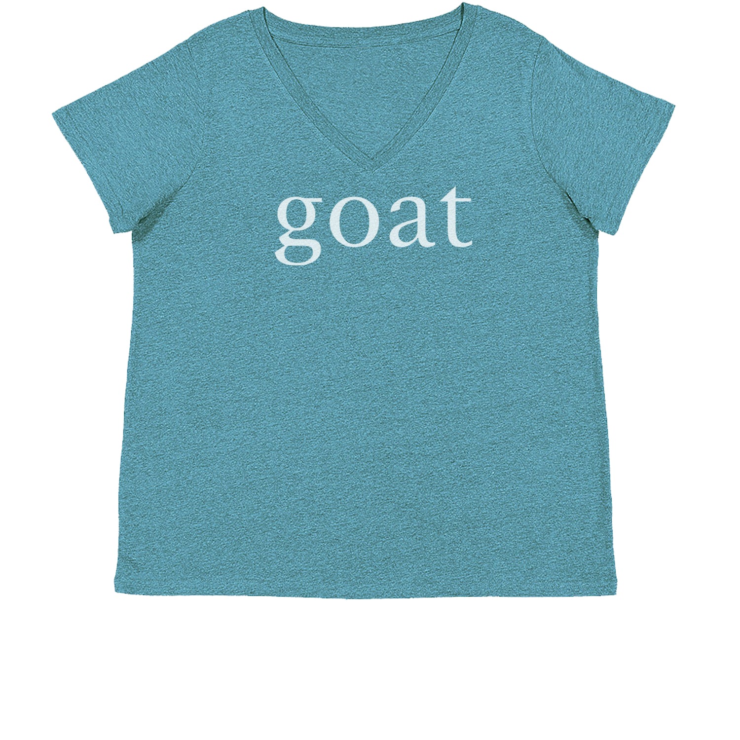 GOAT - Greatest Of All Time Womens Plus Size V-Neck T-shirt all, goat, greatest, hip, hiphop, hop, in, new, of, rap, time, york by Expression Tees